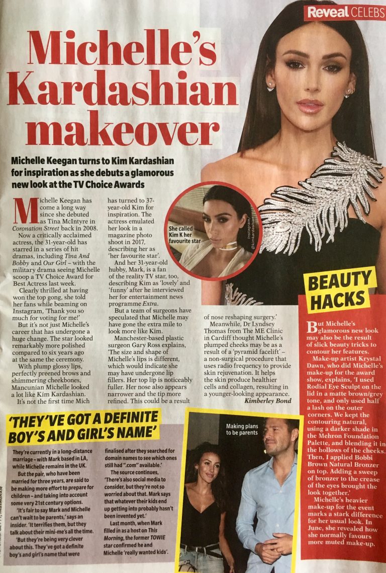 Michelle’s Kardashian makeover